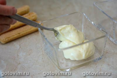 Тирамису с медовым инжиром