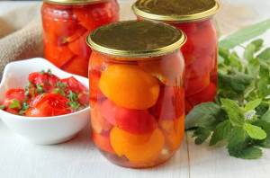 Помидоры стерилизованные на зиму без рассола