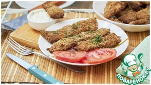 Пангасиус в панировочных сухарях, в духовке