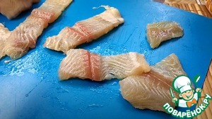 Пангасиус в панировочных сухарях, в духовке