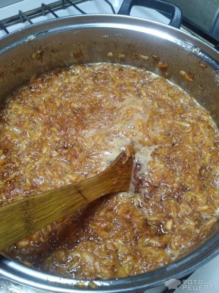 Рецепт: Яблочное варенье - протертое на тёрке