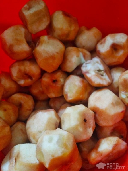 Рецепт: Яблочное варенье - протертое на тёрке