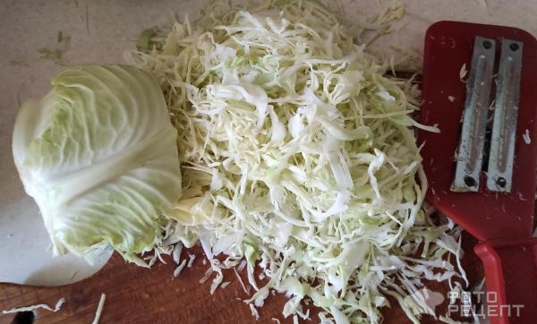 Рецепт: Капустный салат на зиму - С болгарским перцем- идеальное сочетание!