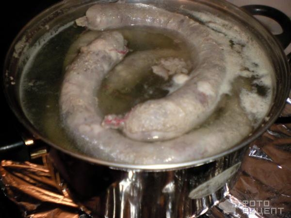 Рецепт: Колбаса домашняя - В натуральной оболочке!