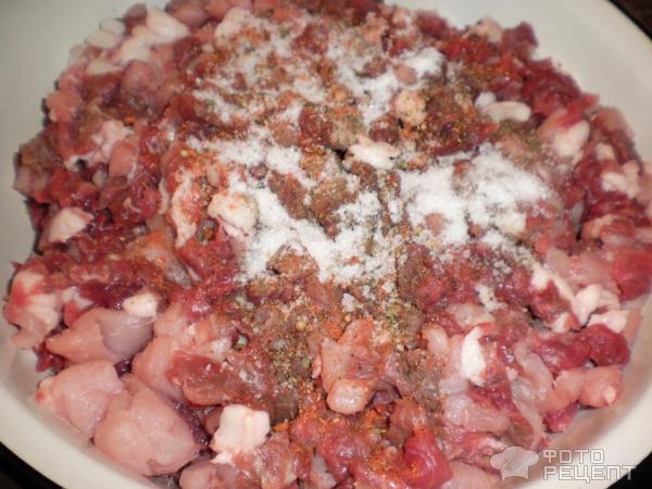 Рецепт: Колбаса домашняя - В натуральной оболочке!