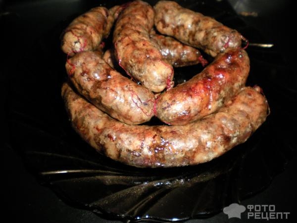 Рецепт: Колбаса домашняя - В натуральной оболочке!