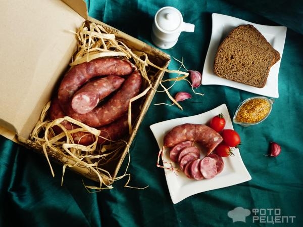 Рецепт: Краковская вареная - колбаса в домашних условиях