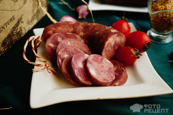 Рецепт: Краковская вареная - колбаса в домашних условиях