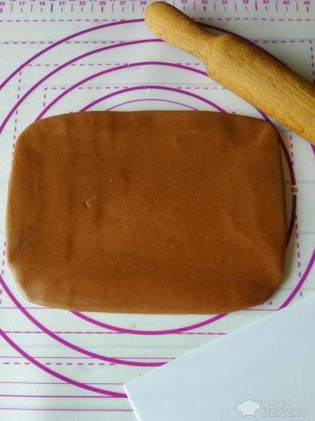 Рецепт: Печенье "Плитка шоколада" - вдвойне вкуснее ночью и когда нельзя