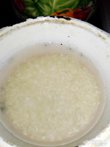 Рецепт: Перец болгарский фаршированный мясным фаршем с рисом и зеленью - Сочный и очень вкусный