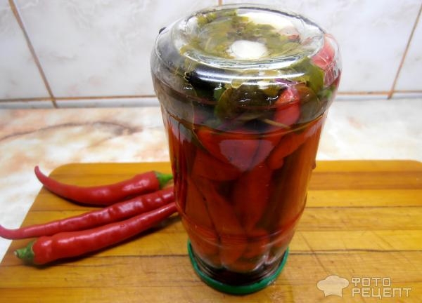 Рецепт: Перец маринованный острый - Коготь дракона