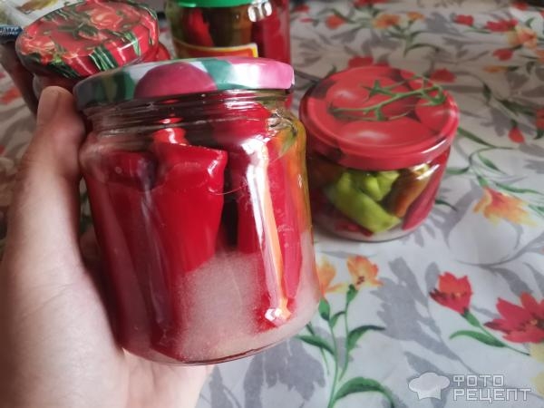 Рецепт: Перец маринованный острый - В кисло-сладком маринаде