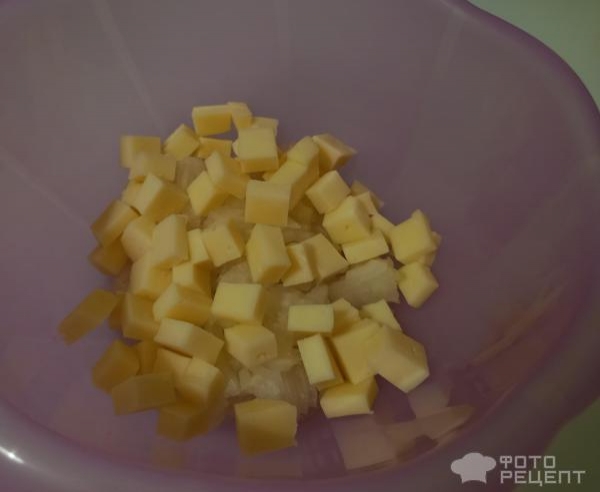 Рецепт: Свекольный салат "Зимний" - С сыром и кислым яблоком. Потрясающе вкусное сочетание!