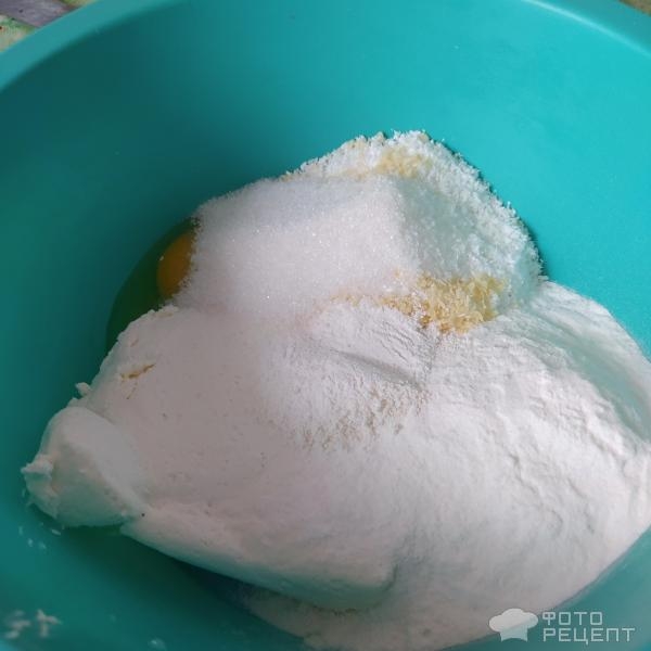 Рецепт: Творожно-кокосовое печенье - На рисовой муке