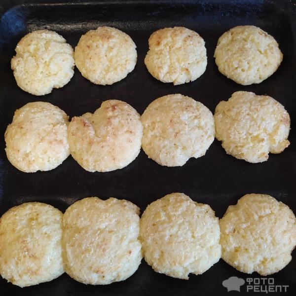 Рецепт: Творожно-кокосовое печенье - На рисовой муке
