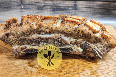 Сочная свинина в духовке, свиная грудинка одним куском