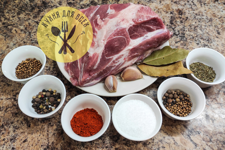 Сочная свинина в духовке, свиная шея одним куском