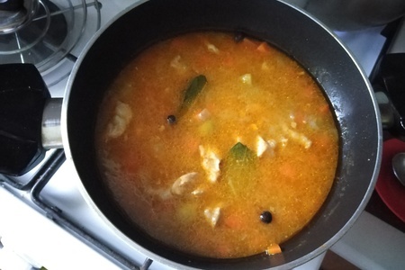 Свиная поджарка с яблоком