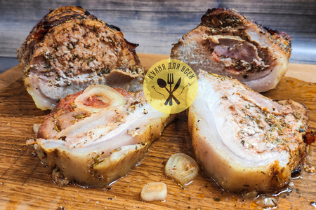 Свинина в духовке | свиная корейка одним куском