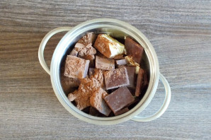 Шоколадное печенье с кракелюрами