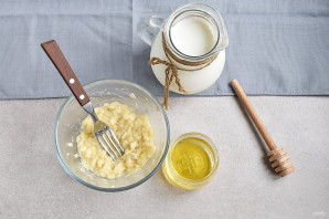 Банан с медом от кашля