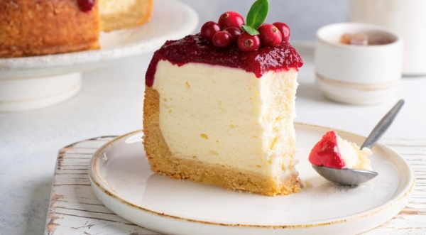 Клюквенный чизкейк, пошаговый рецепт с фото