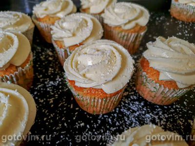 Ананасово-кокосовые капкейки
