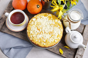 Пирог из тыквы в мультиварке