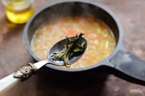 Суп из чечевицы с мятой