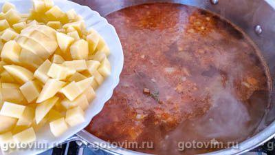 Португальский суп из портулака с яйцом Португальский суп из портулака с яйцом