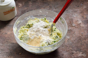 Оладьи из кабачков с рикоттой