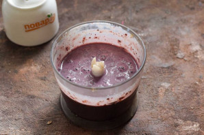 Оладьи с ежевикой