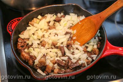 Жареное говяжье сердце со сметаной и горчицей Жареное говяжье сердце со сметаной и горчицей