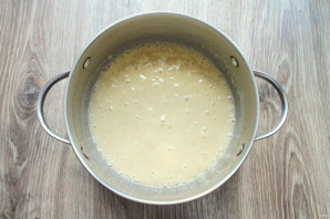 Постный банановый крем для торта