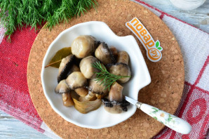 Маринованные грибы за 10 минут