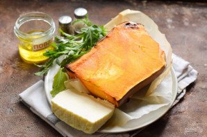 Салат с тыквой и брынзой