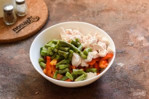 Салат со стручковой фасолью без майонеза