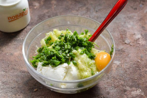 Оладьи из кабачков с рикоттой