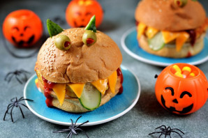 Бургер "Зубастый монстр"