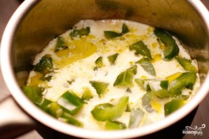 Зеленый сливочный соус Зеленый сливочный соус