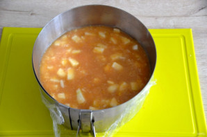 Муссовый яблочный торт