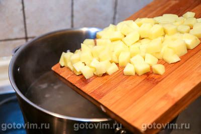 Суп из говядины с грибами и мучной «подбойкой»