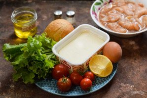 Салат "Цезарь" с сыром фета