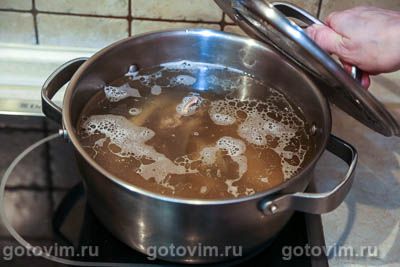 Суп из утки с картошкой и нутом