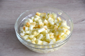 Муссовый яблочный торт