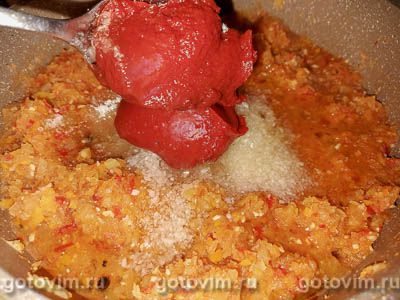 Аджики из кабачков и помидоров