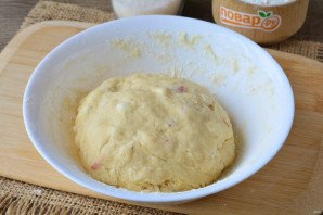 Печенье на кефире с яблоками