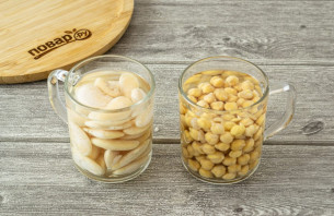 Суп с нутом и фасолью