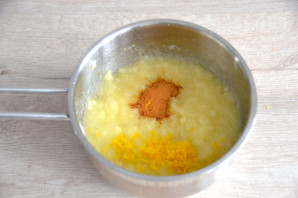 Муссовый яблочный торт