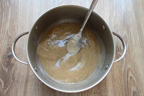 Постный банановый крем для торта